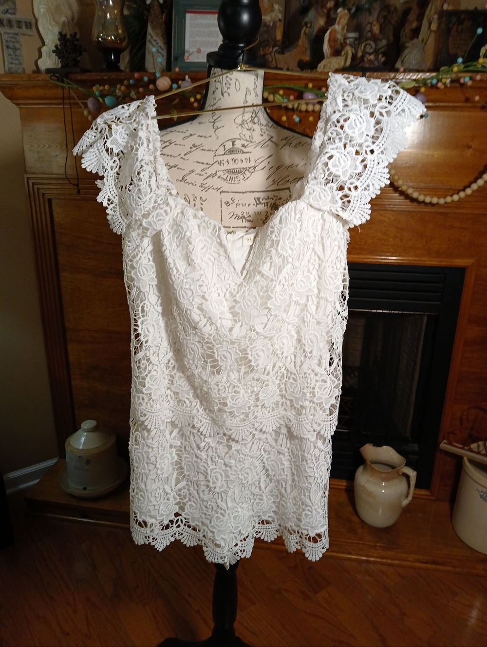 YUMI KIM Lace Short Suit White Lace And Lined